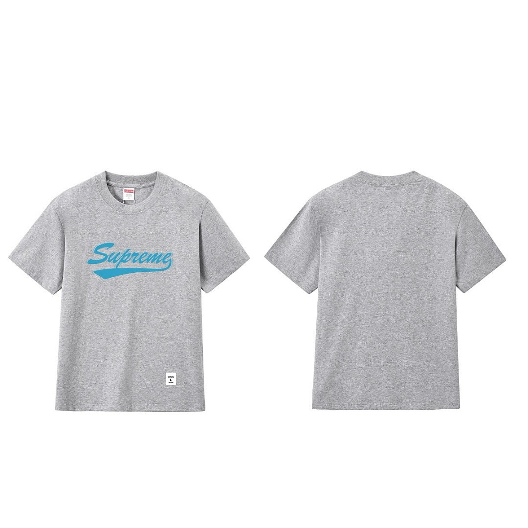 款号M410#p40💰 Supreme SS20 Week 7 Intarsia Script S/S Top 手写Logo短袖美式潮流T恤 男女同款 宽松版型 采用260克双纱纯棉 圆筒 从面料到 - view 1