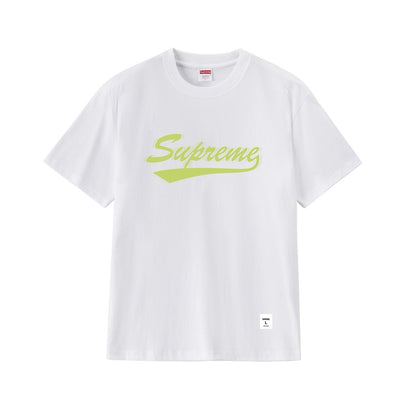 款号M410#p40💰 Supreme SS20 Week 7 Intarsia Script S/S Top 手写Logo短袖美式潮流T恤 男女同款 宽松版型 采用260克双纱纯棉 圆筒 从面料到 - view 3