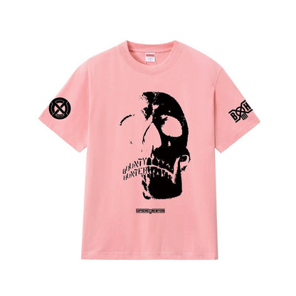 款号M413#p40💰 Supreme x BOUNTY HUNTER 联名款 FW23 WEEK6 SKULLS TEE 骷髅头印花圆领短袖美式潮流T恤 男女同款 宽松版型 采用260克双纱纯棉 - view 4