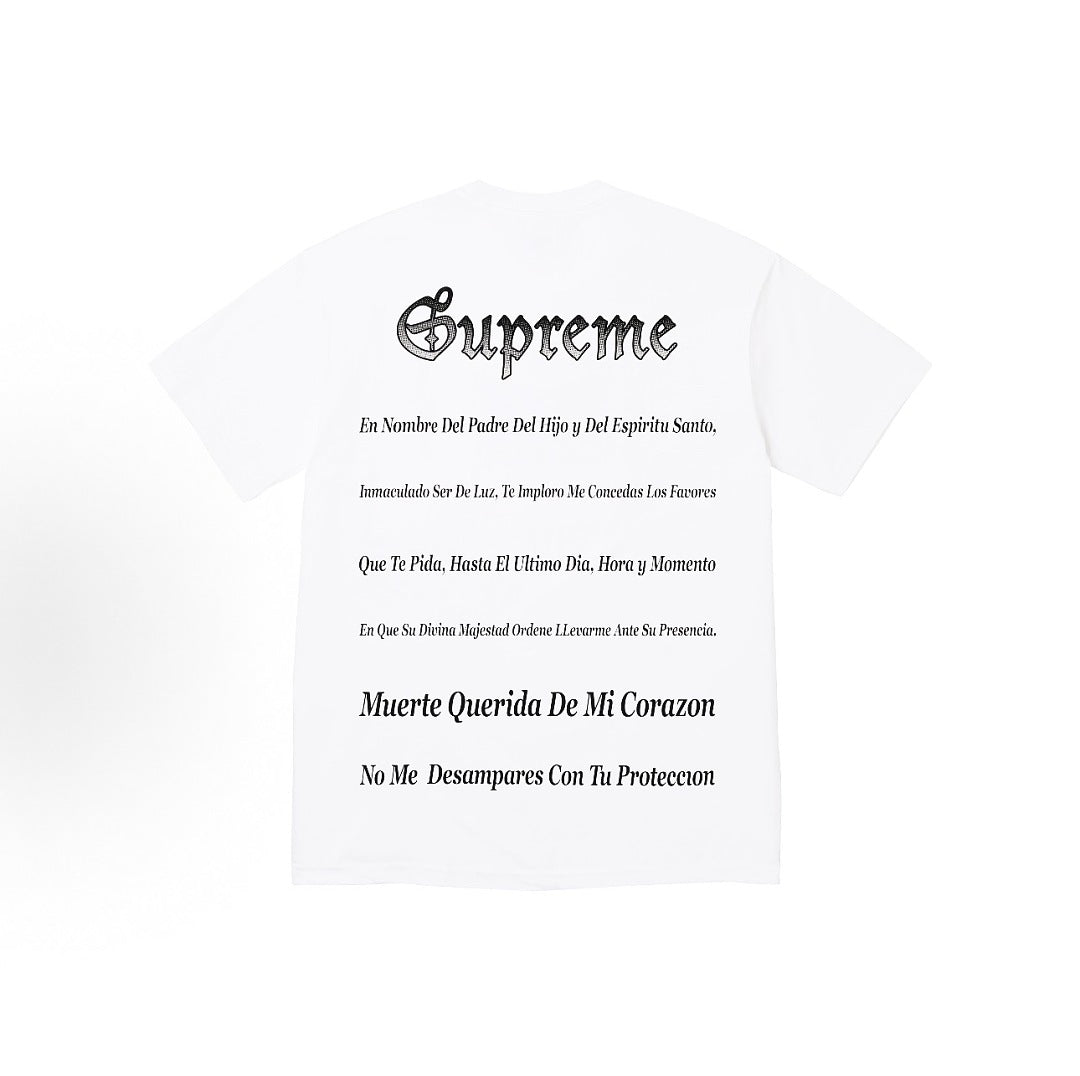 款号M414#p40💰 Supreme SS26 春季限定T恤系列 WEEK7 Grim Reaper Tee 美式街头风死神印花图案时尚短袖T恤 男女同款 宽松版型 采用260克双纱纯棉 圆筒 - view 7