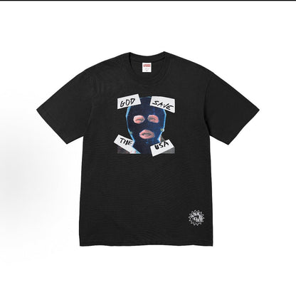 款号M416#p40💰 Supreme SS26 春季限定T恤系列 WEEK7 God Save Us Tee 设计感时尚印花图案舒适休闲短袖T恤 男女同款 宽松版型 采用260克双纱纯棉 圆筒 - view 2