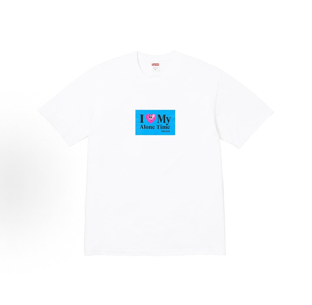 款号M418#40💰 Supreme SS26 WEEK7 Alone Time Tee 春季限定T恤系列 经典时尚爱心字母印花图案休闲短袖T恤 男女同款 宽松版型 采用260克双纱纯棉 圆筒 从面 - view 3