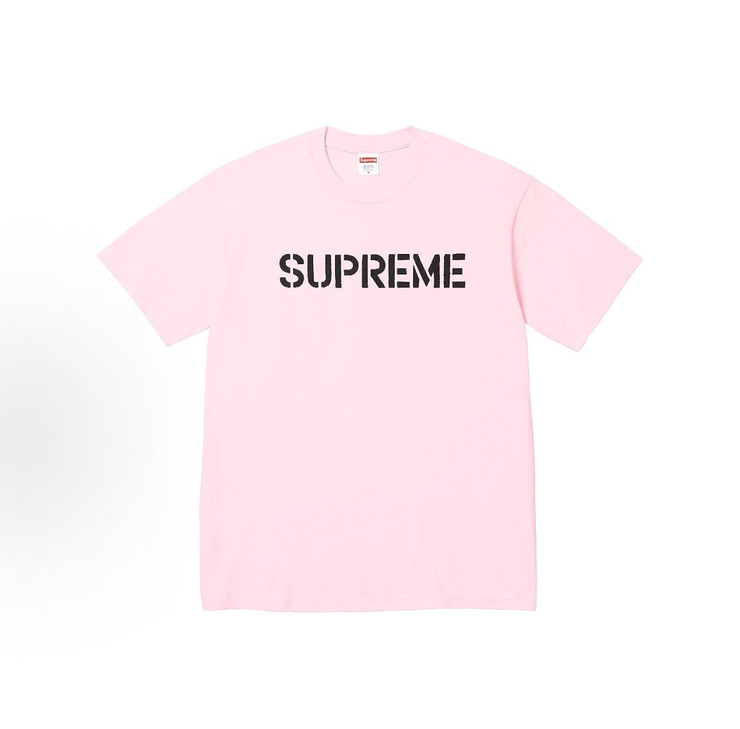 款号M420#p40💰 Supreme SS26 WEEK7 Hard Tee 春季限定T恤系列 做旧风字母印花图案圆领时尚休闲短袖T恤 男女同款 宽松版型 采用260克双纱纯棉 圆筒 从面料到辅 - view 8