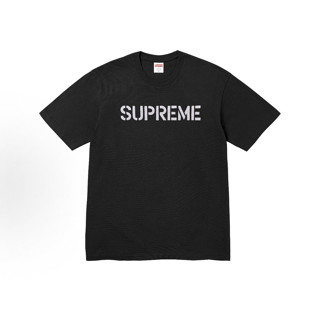 款号M420#p40💰 Supreme SS26 WEEK7 Hard Tee 春季限定T恤系列 做旧风字母印花图案圆领时尚休闲短袖T恤 男女同款 宽松版型 采用260克双纱纯棉 圆筒 从面料到辅 - view 12