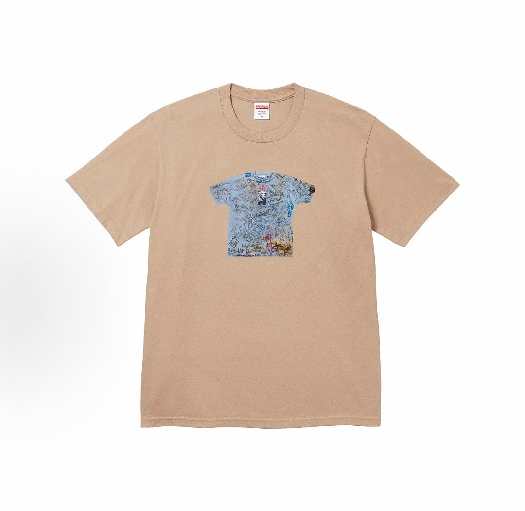 款号M421#p40💰 Supreme SS24 30周年纪念系列 WEEK11 30TH ANNIVERSARY FIRST TEE 图案印花短袖T恤 男女同款 宽松版型 采用260克双纱纯 - view 2