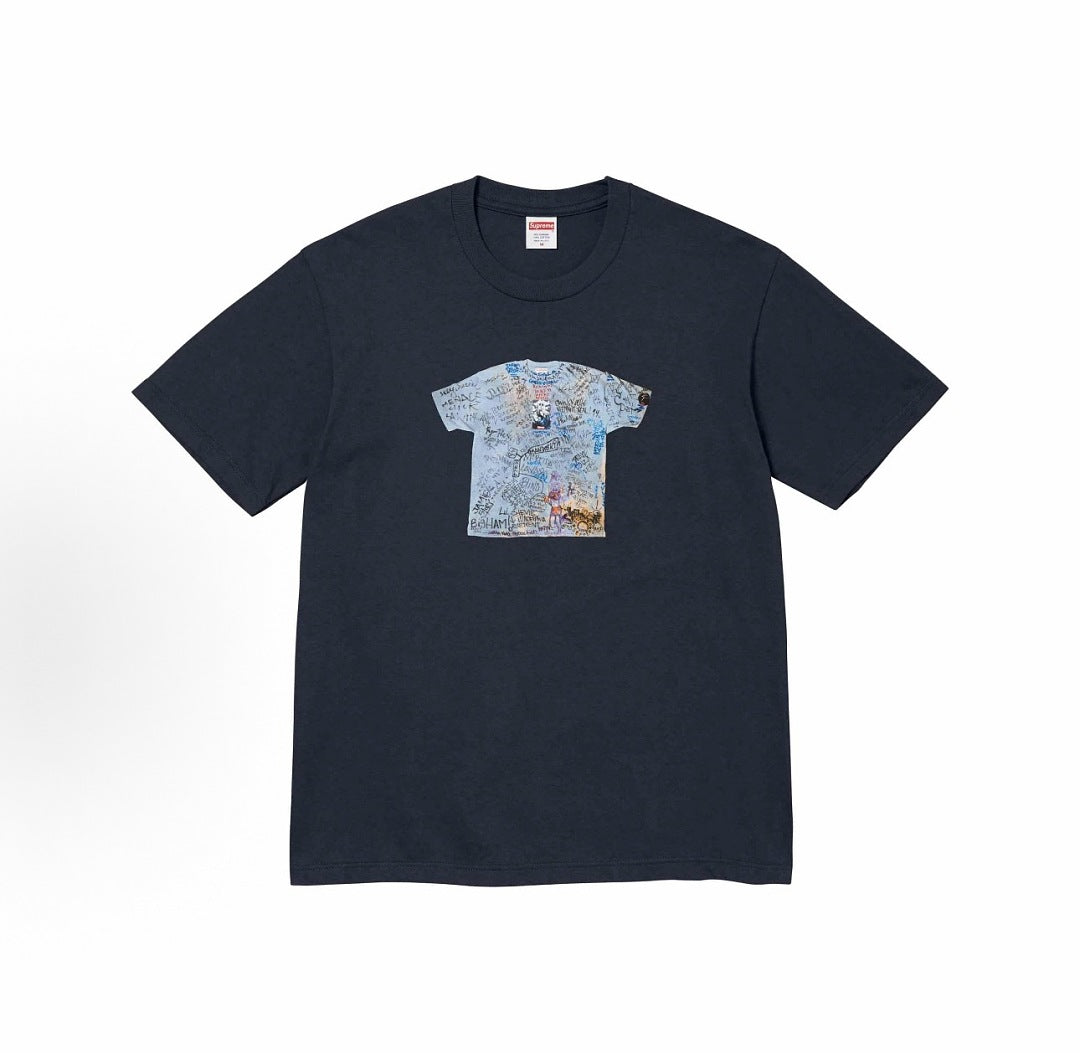 款号M421#p40💰 Supreme SS24 30周年纪念系列 WEEK11 30TH ANNIVERSARY FIRST TEE 图案印花短袖T恤 男女同款 宽松版型 采用260克双纱纯 - view 6