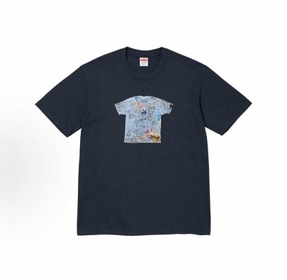 款号M421#p40💰 Supreme SS24 30周年纪念系列 WEEK11 30TH ANNIVERSARY FIRST TEE 图案印花短袖T恤 男女同款 宽松版型 采用260克双纱纯 - view 6