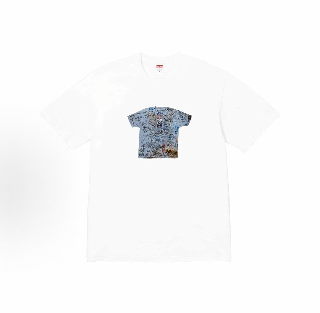 款号M421#p40💰 Supreme SS24 30周年纪念系列 WEEK11 30TH ANNIVERSARY FIRST TEE 图案印花短袖T恤 男女同款 宽松版型 采用260克双纱纯 - view 8