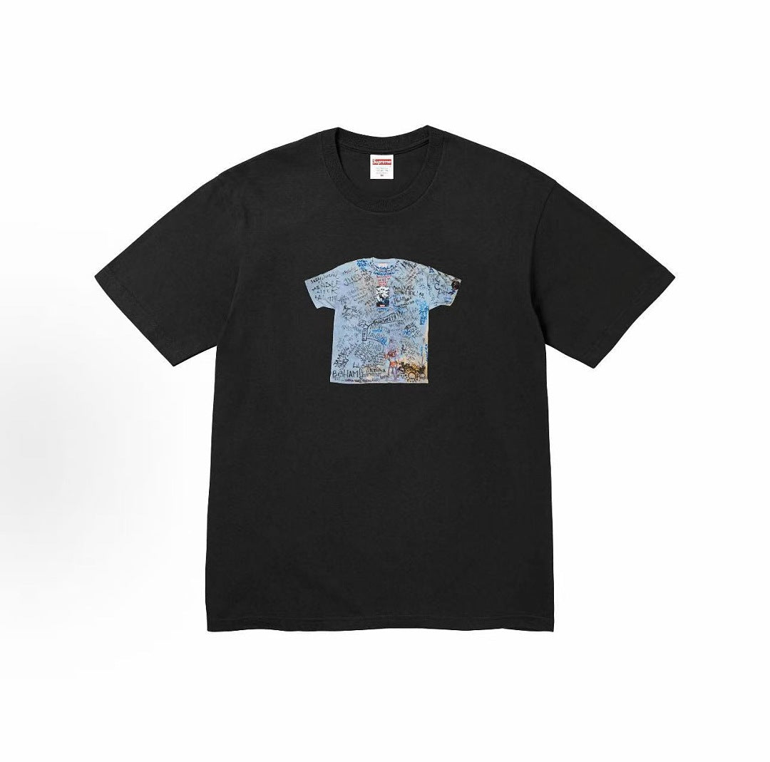 款号M421#p40💰 Supreme SS24 30周年纪念系列 WEEK11 30TH ANNIVERSARY FIRST TEE 图案印花短袖T恤 男女同款 宽松版型 采用260克双纱纯 - view 10