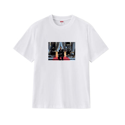 款号M425#p40💰 Supreme Scarface Friend Tee 疤面煞星短袖 宽松版型 采用260克双纱纯棉 圆筒 从面料到辅料全部三标齐全跟足ZP 进口松井公司浆料印花绝不开 - view 8