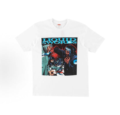 款号M426#p40💰 Supreme FW18 Week5 Liquid Swords Tee 武当派嘻哈专辑封面短袖美式潮流T恤 男女同款 宽松版型 采用260克双纱纯棉 圆筒 从面料到辅料全 - view 3