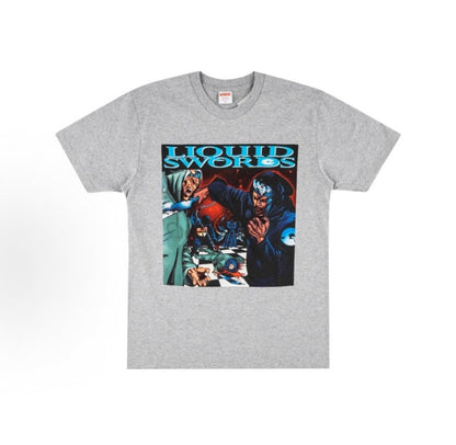 款号M426#p40💰 Supreme FW18 Week5 Liquid Swords Tee 武当派嘻哈专辑封面短袖美式潮流T恤 男女同款 宽松版型 采用260克双纱纯棉 圆筒 从面料到辅料全 - view 5