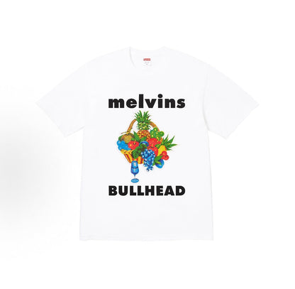 款号431#p40💰 Supreme x Melvins 联名款 SS24 WEEK13 BULLHEAD TEE 水果印花圆领短袖美式潮流T恤 男女同款 宽松版型 采用260克双纱纯棉 圆筒 - view 6