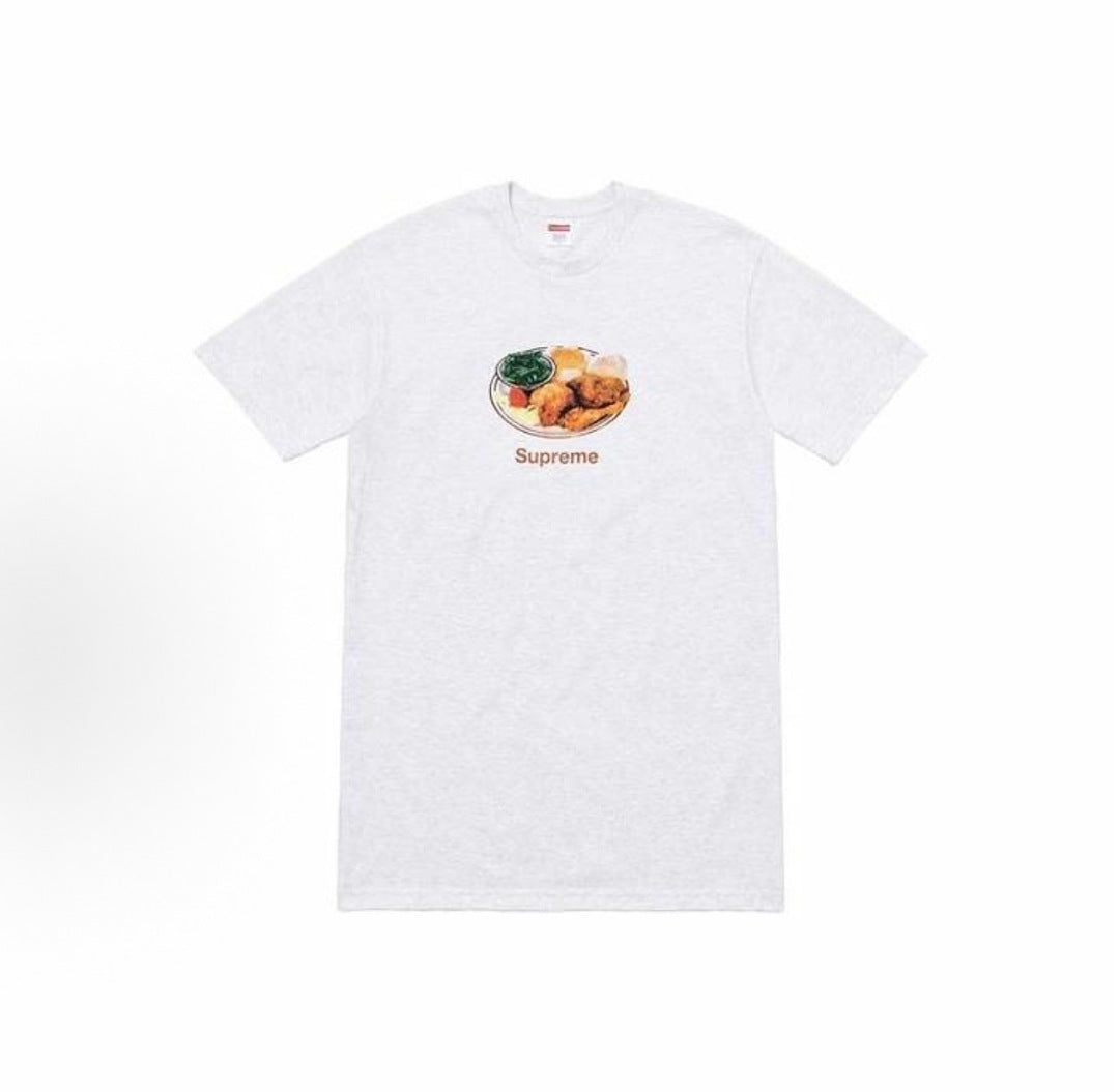 款号M433#p40💰 Supreme SS18 Chicken Dinner Tee Orange 美式潮流印花短袖T恤 男女同款 宽松版型 采用260克双纱纯棉 圆筒 从面料到辅料全部三标 - view 3