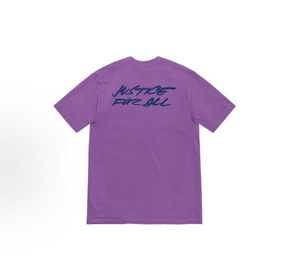 款号M435#p40💰 Supreme Week 1 Futura Logo Tee Logo 英文字母印花圆领短袖美式潮流T恤 男女同款 宽松版型 采用260克双纱纯棉 圆筒 从面料到辅料全部三 - view 2