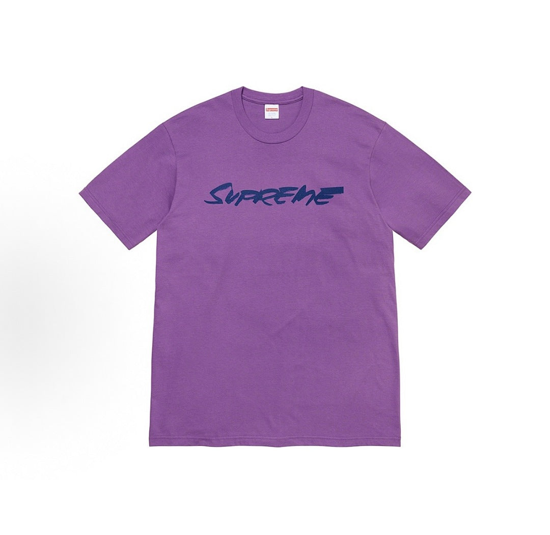 款号M435#p40💰 Supreme Week 1 Futura Logo Tee Logo 英文字母印花圆领短袖美式潮流T恤 男女同款 宽松版型 采用260克双纱纯棉 圆筒 从面料到辅料全部三 - view 3