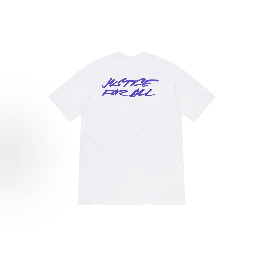 款号M435#p40💰 Supreme Week 1 Futura Logo Tee Logo 英文字母印花圆领短袖美式潮流T恤 男女同款 宽松版型 采用260克双纱纯棉 圆筒 从面料到辅料全部三 - view 4