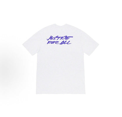 款号M435#p40💰 Supreme Week 1 Futura Logo Tee Logo 英文字母印花圆领短袖美式潮流T恤 男女同款 宽松版型 采用260克双纱纯棉 圆筒 从面料到辅料全部三 - view 4