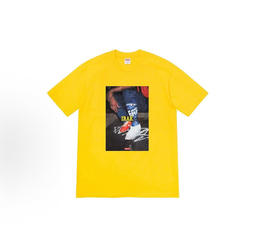 款号M436#p40💰 Supreme FW22 Week 5 Irak Cast Tee 照片印花圆领套头短袖美式潮流T恤 男款 宽松版型 采用260克双纱纯棉 圆筒 从面料到辅料全部三标齐全跟 - view 2