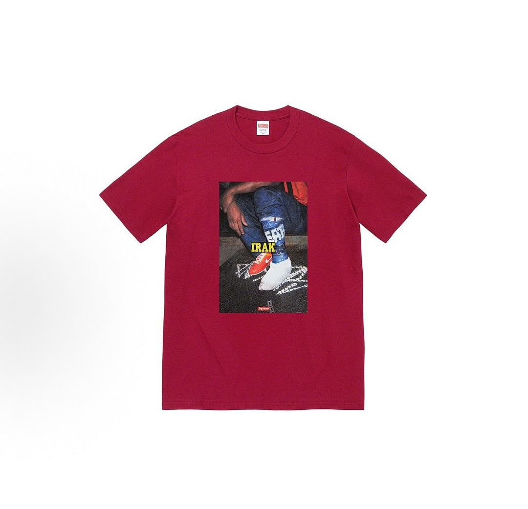 款号M436#p40💰 Supreme FW22 Week 5 Irak Cast Tee 照片印花圆领套头短袖美式潮流T恤 男款 宽松版型 采用260克双纱纯棉 圆筒 从面料到辅料全部三标齐全跟 - view 4