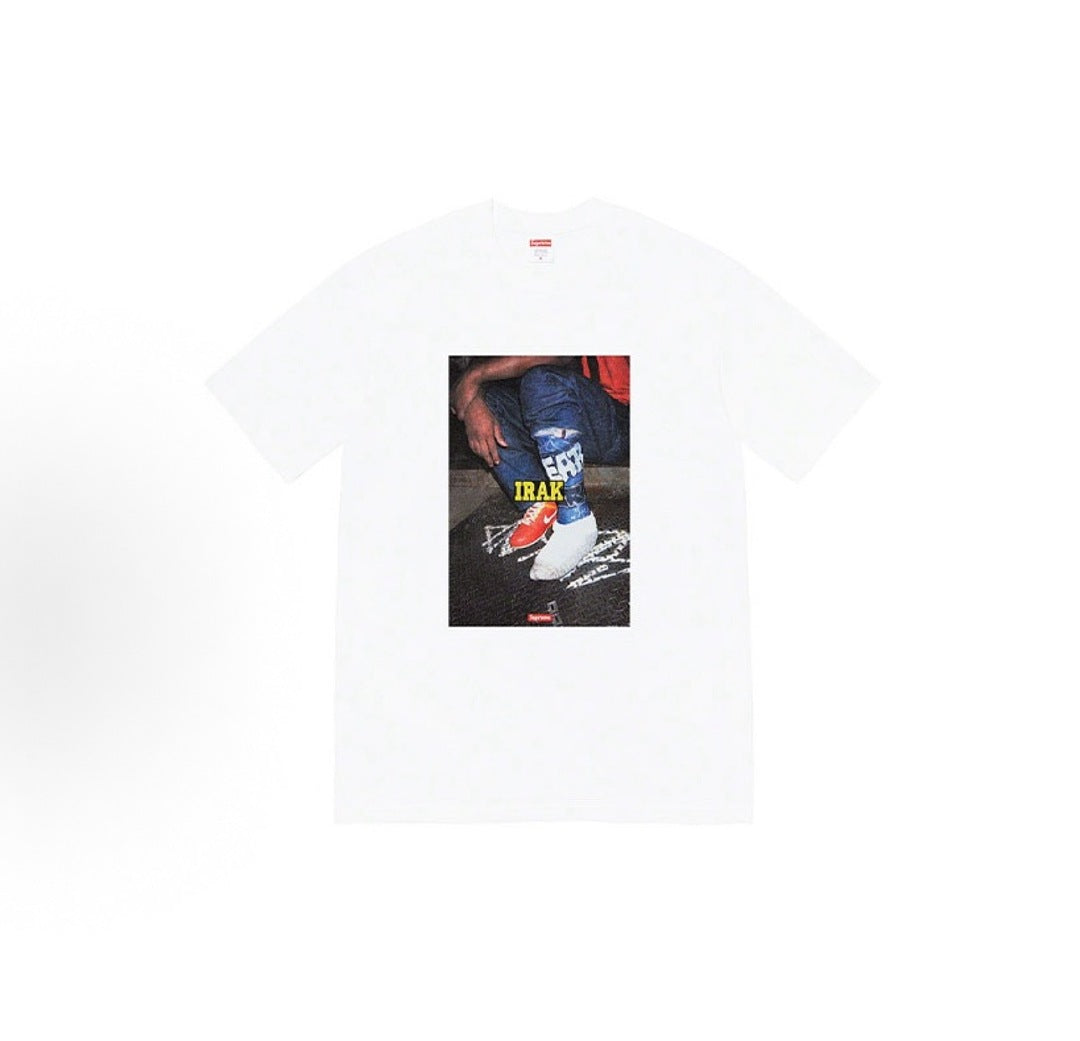 款号M436#p40💰 Supreme FW22 Week 5 Irak Cast Tee 照片印花圆领套头短袖美式潮流T恤 男款 宽松版型 采用260克双纱纯棉 圆筒 从面料到辅料全部三标齐全跟 - view 7