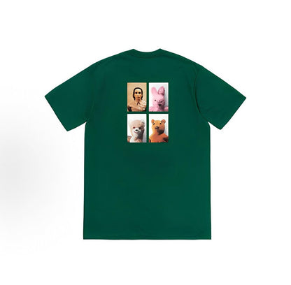 款号M437#p40💰 Supreme FW18 Mike Kelley AhhYouth! Tee Dark Green 艺术家联名款 宽 玩偶印花短袖美式潮流T恤 男女同款 宽松版型 采用26 - view 1