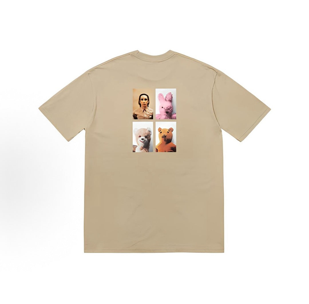 款号M437#p40💰 Supreme FW18 Mike Kelley AhhYouth! Tee Dark Green 艺术家联名款 宽 玩偶印花短袖美式潮流T恤 男女同款 宽松版型 采用26 - view 5