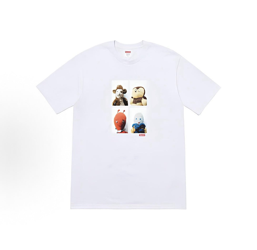 款号M437#p40💰 Supreme FW18 Mike Kelley AhhYouth! Tee Dark Green 艺术家联名款 宽 玩偶印花短袖美式潮流T恤 男女同款 宽松版型 采用26 - view 8