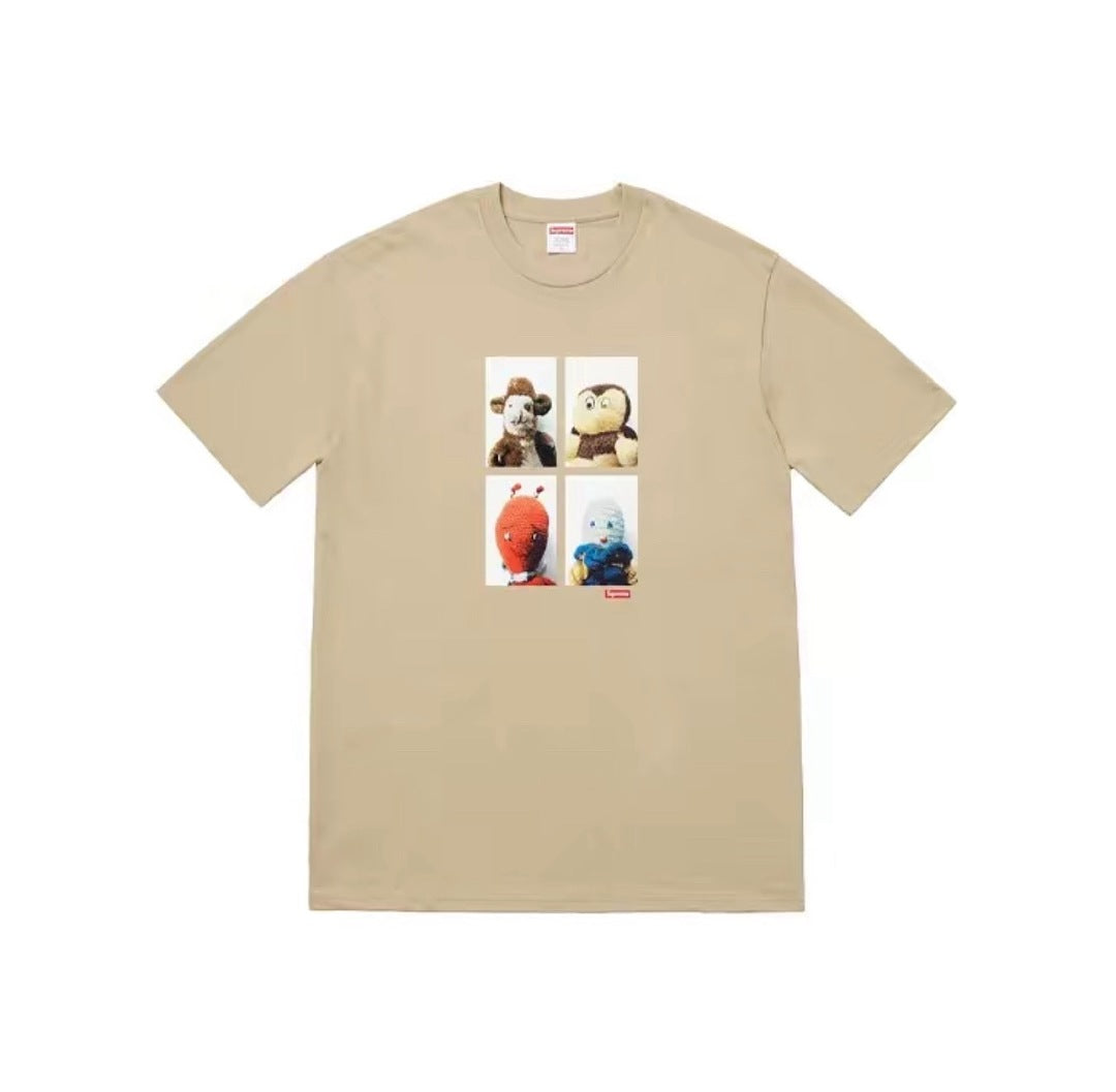 款号M437#p40💰 Supreme FW18 Mike Kelley AhhYouth! Tee Dark Green 艺术家联名款 宽 玩偶印花短袖美式潮流T恤 男女同款 宽松版型 采用26 - view 10
