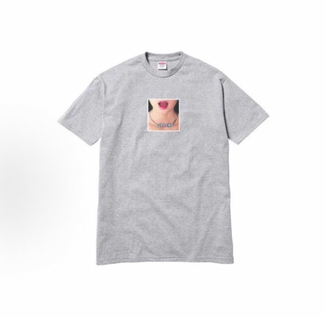 款号M438#p40💰 Supreme SS18 Necklace Tee Red 印花短袖美式潮流T恤 男女同款 宽松版型 采用260克双纱纯棉 圆筒 从面料到辅料全部三标齐全跟足ZP 进口松 - view 1