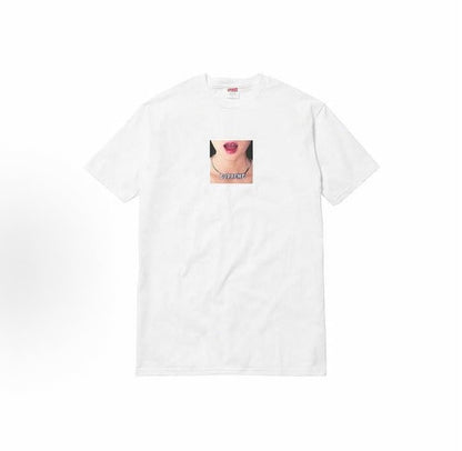 款号M438#p40💰 Supreme SS18 Necklace Tee Red 印花短袖美式潮流T恤 男女同款 宽松版型 采用260克双纱纯棉 圆筒 从面料到辅料全部三标齐全跟足ZP 进口松 - view 4