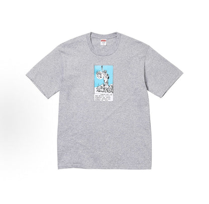 款号M439#p40💰 Supreme FW24 WEEK1 Liberty Tee 棉质印花图案圆领短袖美式潮流T恤 男女同款 宽松版型 采用260克双纱纯棉 圆筒 从面料到辅料全部三标齐全跟足 - view 3