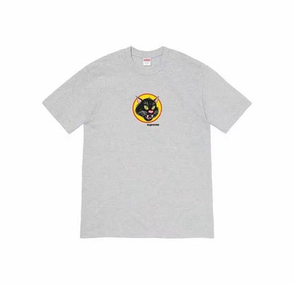 款号M440#p40💰 Supreme SS20 Week 1 Black Cat Tee 黑猫短袖美式潮流T恤 男女同款 红色 宽松版型 采用260克双纱纯棉 圆筒 从面料到辅料全部三标齐全跟足 - view 1