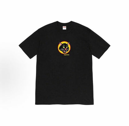款号M440#p40💰 Supreme SS20 Week 1 Black Cat Tee 黑猫短袖美式潮流T恤 男女同款 红色 宽松版型 采用260克双纱纯棉 圆筒 从面料到辅料全部三标齐全跟足 - view 5