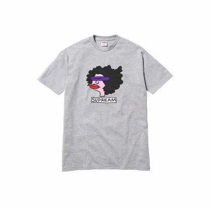 款号M441#p40💰 Supreme FW17 Gonz Tee Red 香肠嘴卡通短袖美式潮流T恤 男女同款 宽松版型 采用260克双纱纯棉 圆筒 从面料到辅料全部三标齐全跟足ZP 进口松井公 - view 2