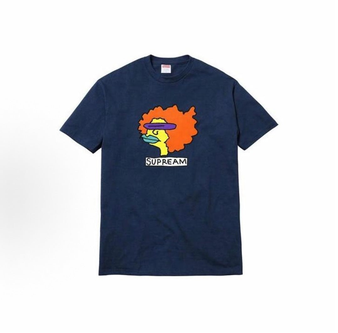 款号M441#p40💰 Supreme FW17 Gonz Tee Red 香肠嘴卡通短袖美式潮流T恤 男女同款 宽松版型 采用260克双纱纯棉 圆筒 从面料到辅料全部三标齐全跟足ZP 进口松井公 - view 3