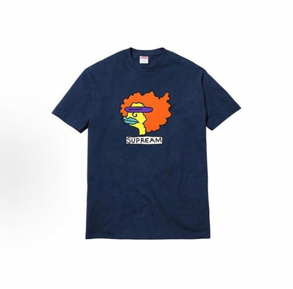 款号M441#p40💰 Supreme FW17 Gonz Tee Red 香肠嘴卡通短袖美式潮流T恤 男女同款 宽松版型 采用260克双纱纯棉 圆筒 从面料到辅料全部三标齐全跟足ZP 进口松井公 - view 3