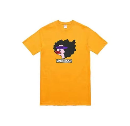款号M441#p40💰 Supreme FW17 Gonz Tee Red 香肠嘴卡通短袖美式潮流T恤 男女同款 宽松版型 采用260克双纱纯棉 圆筒 从面料到辅料全部三标齐全跟足ZP 进口松井公 - view 5