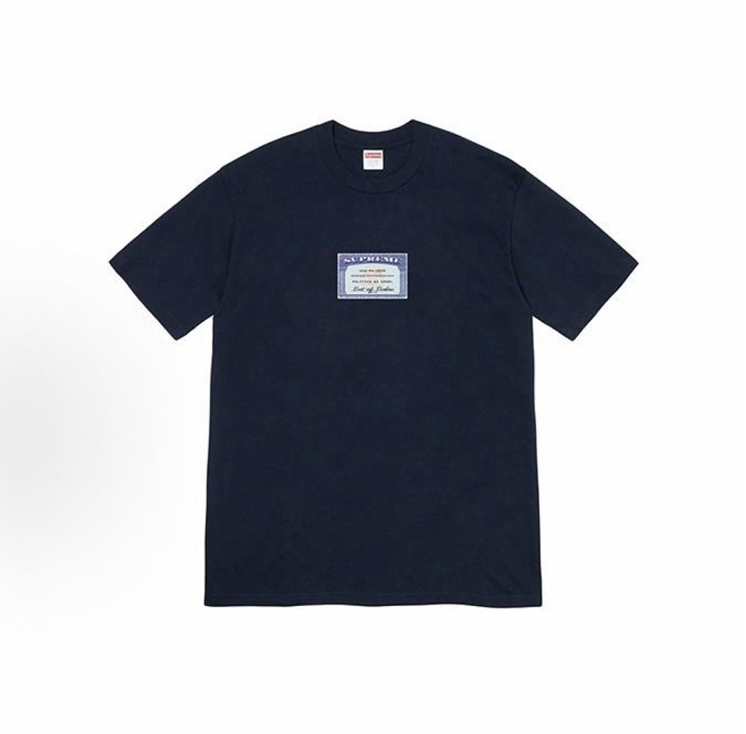 款号M444#p40💰 Supreme SS20 Week 18 Social Tee 社交图案印花圆领短袖美式潮流T恤 男女同款 宽松版型 采用260克双纱纯棉 圆筒 从面料到辅料全部三标齐全跟 - view 1