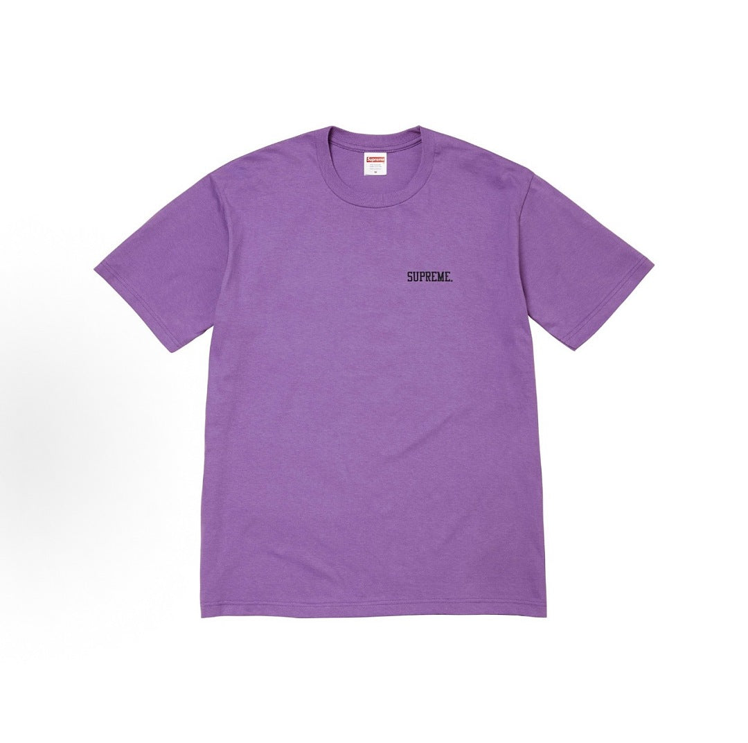 款号M450#p40💰 Supreme × Mike Kelley 联名款 SS26 WEEK8 Banner Tee 背面骷髅三叶草印花短袖T恤 男女同款 宽松版型 采用260克双纱纯棉 圆筒 - view 4