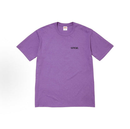 款号M450#p40💰 Supreme × Mike Kelley 联名款 SS26 WEEK8 Banner Tee 背面骷髅三叶草印花短袖T恤 男女同款 宽松版型 采用260克双纱纯棉 圆筒 - view 4