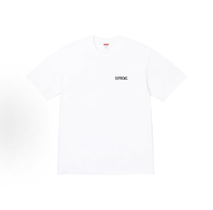 款号M450#p40💰 Supreme × Mike Kelley 联名款 SS26 WEEK8 Banner Tee 背面骷髅三叶草印花短袖T恤 男女同款 宽松版型 采用260克双纱纯棉 圆筒 - view 6
