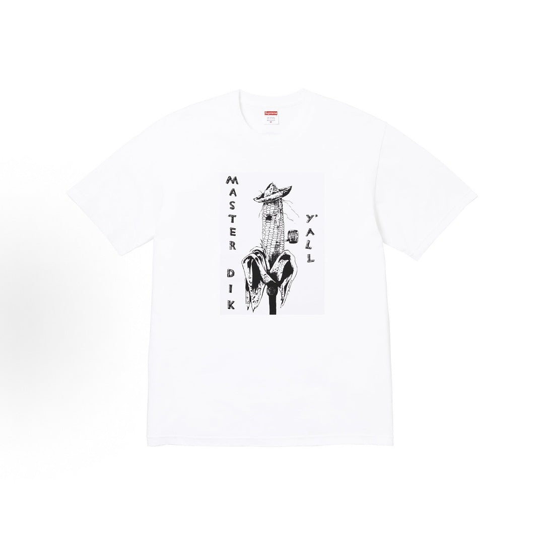 款号M451#p40💰 Supreme × Mike Kelley 联名款 SS26 WEEK8 Tee 经典玉米人印花宽松落肩短袖T恤 男女同款 宽松版型 采用260克双纱纯棉 圆筒 从面料到辅 - view 4