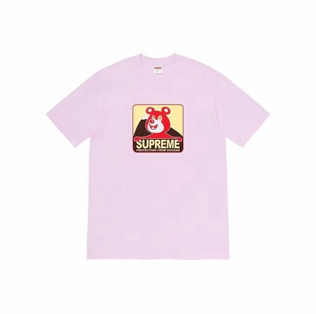 款号M455#p40💰 Supreme FW20 Week 17 Bear Tee 卡通熊图案圆领短袖美式潮流T恤 男女同款 宽松版型 采用260克双纱纯棉 圆筒 从面料到辅料全部三标齐全跟足ZP - view 1