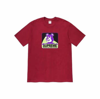 款号M455#p40💰 Supreme FW20 Week 17 Bear Tee 卡通熊图案圆领短袖美式潮流T恤 男女同款 宽松版型 采用260克双纱纯棉 圆筒 从面料到辅料全部三标齐全跟足ZP - view 3