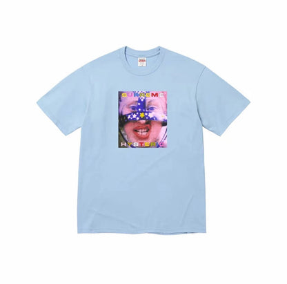 款号M456#p40💰 Supreme x HYSTERIC GLAMOUR 联名款 FW24 WEEK13 Headcase Tee 胸前人物印花图案圆领短袖美式潮流T恤 男女同款 宽松版型 采 - view 1
