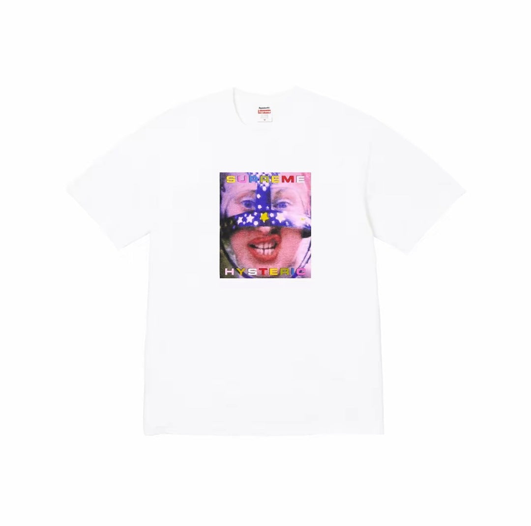 款号M456#p40💰 Supreme x HYSTERIC GLAMOUR 联名款 FW24 WEEK13 Headcase Tee 胸前人物印花图案圆领短袖美式潮流T恤 男女同款 宽松版型 采 - view 2