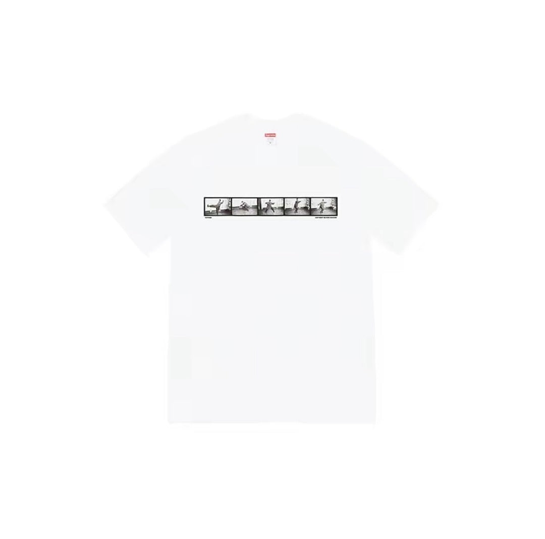 款号M458#p40💰 Supreme Supreme FW22 Week16系列 FW22 Week 16 Milford Graves Tee 发球台字母直筒印花短袖T恤 男女同款 宽松版型 - view 4