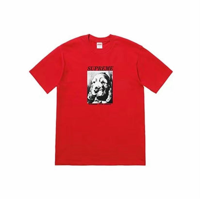 款号M464#p40💰 Supreme FW18 Remember Tee White 小狗素描肖像印花短袖美式潮流T恤 男女同款 宽松版型 采用260克双纱纯棉 圆筒 从面料到辅料全部三标齐全 - view 4