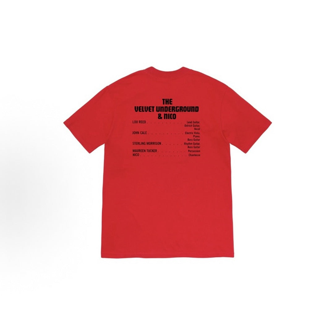 款号M467#p40💰 Supreme FW19 Week 4 x The Velvet Underground Nico Tee 地下丝绒 乐队联名 短袖美式潮流T恤 男女同款 宽松版型 采用26 - view 1